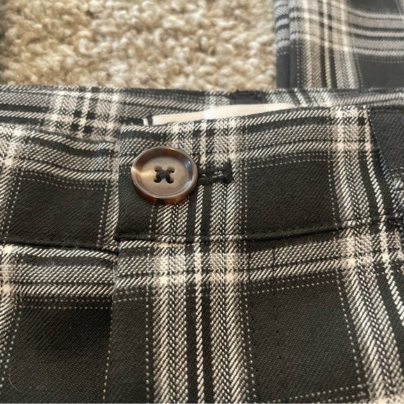 Reformation Franklin plaid pants preppy career casual office - Picture 3 of 6